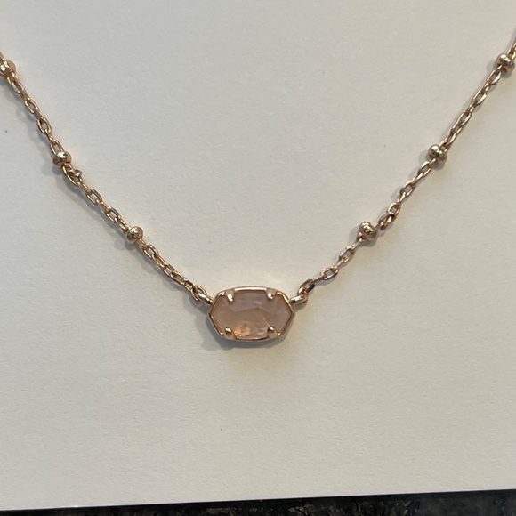 Kendra Scott Mini Pink Stone Necklace - Picture 4 of 8